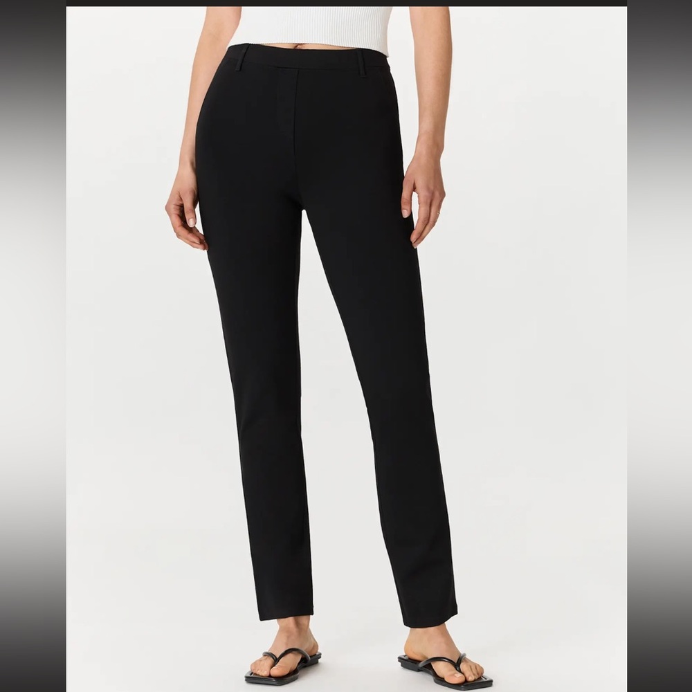 Quince Ultra-Stretch Ponte Straight Leg Pants